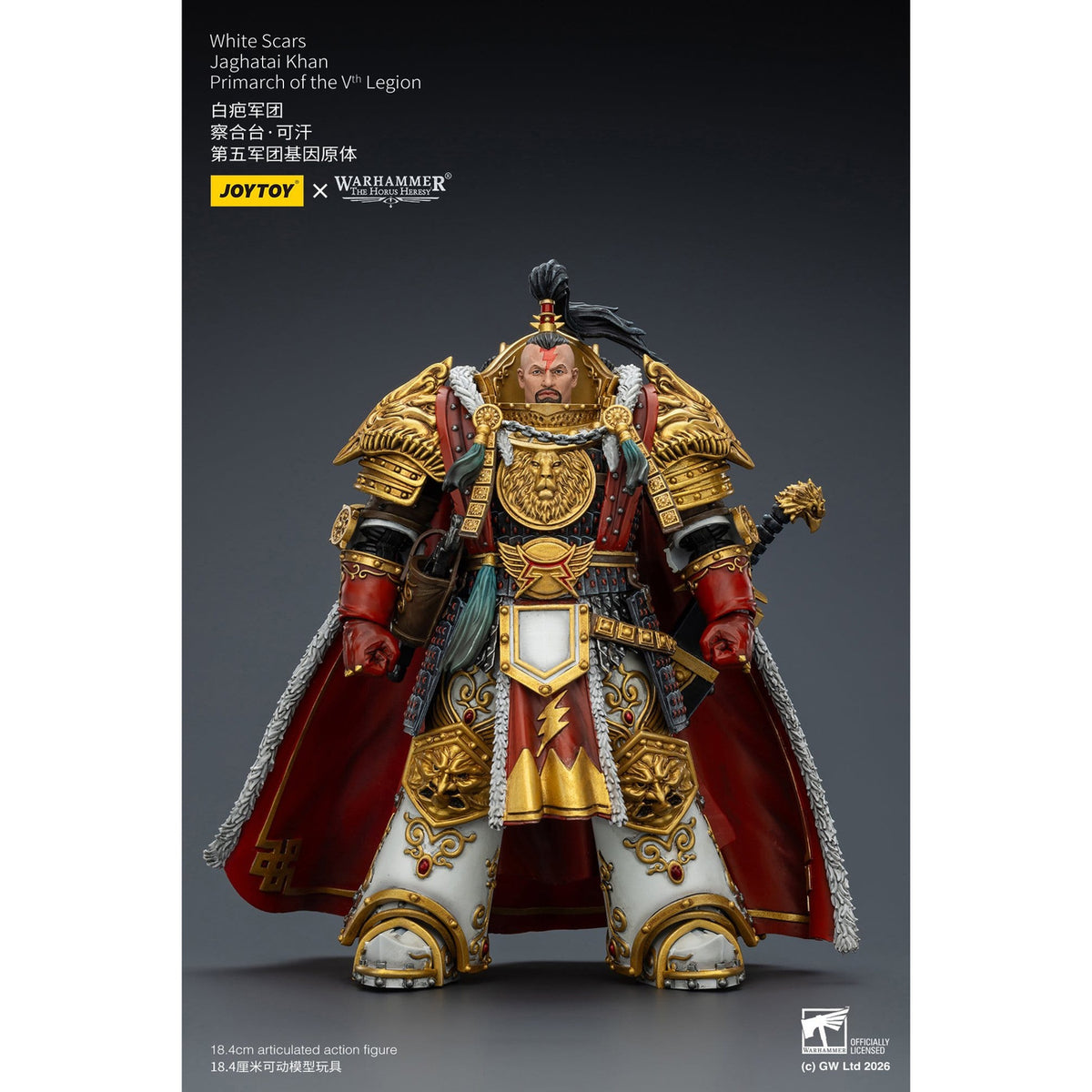 Produktbild Warhammer The Horus Heresy White Scars Jaghatai actionfigur