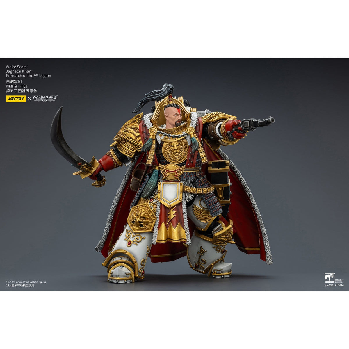 Produktbild Warhammer The Horus Heresy White Scars Jaghatai actionfigur