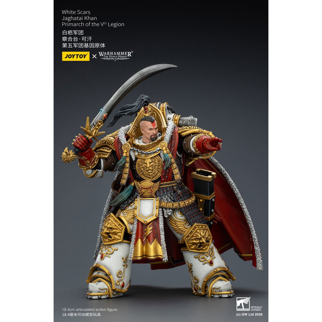 Produktbild Warhammer The Horus Heresy White Scars Jaghatai actionfigur