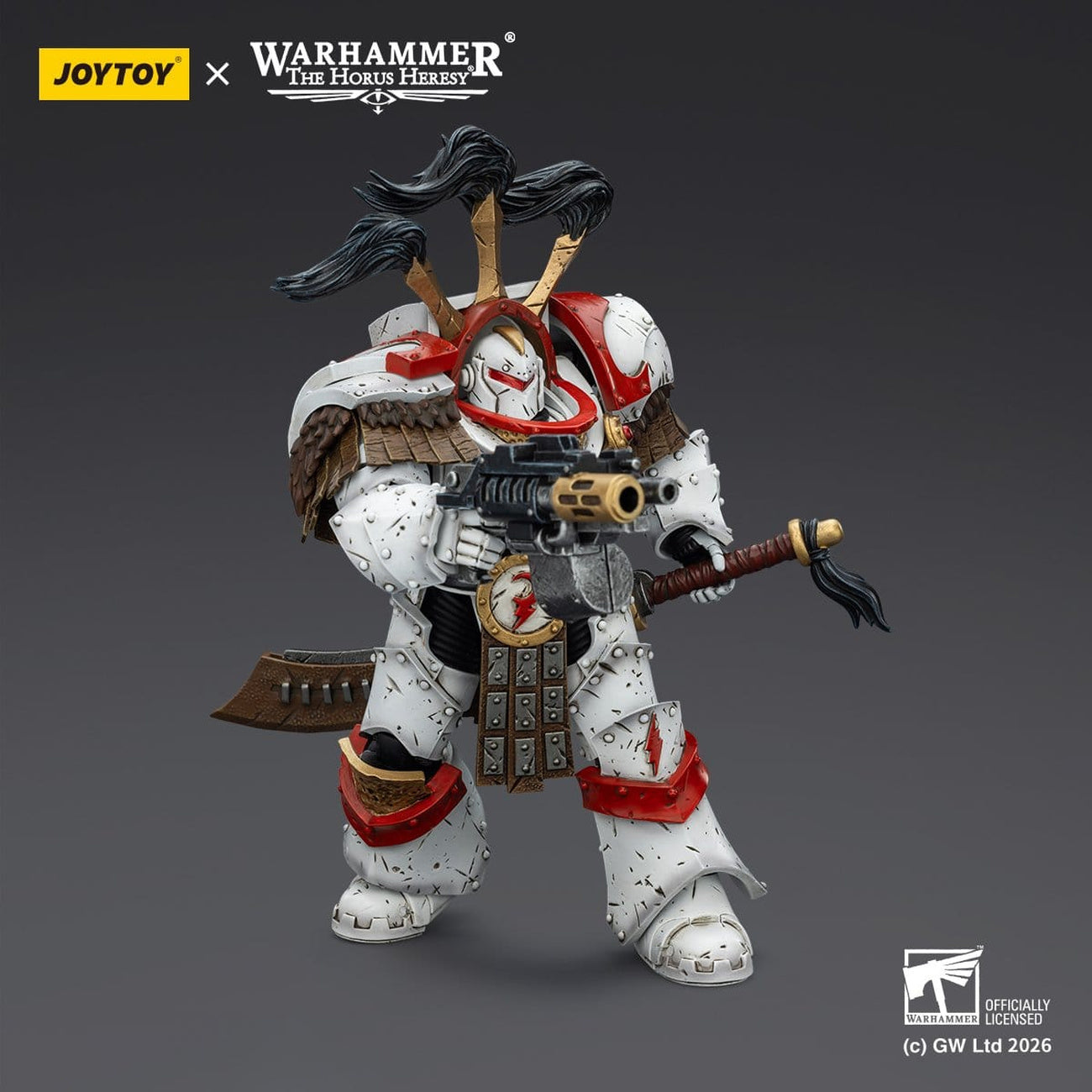 Produktbild Warhammer 40 000 White Scars Legion Praetor actionfigur i