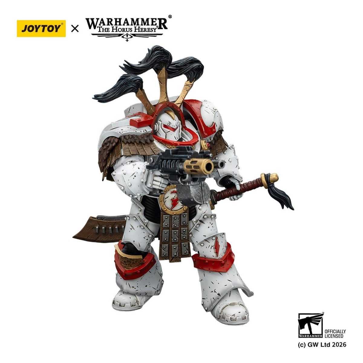 Produktbild Warhammer 40 000 White Scars Legion Praetor actionfigur i