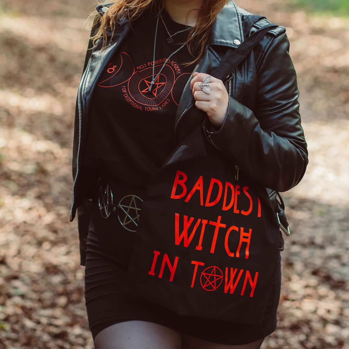 Produktbild Baddest Witch in Town tygkasse för American Horror Story-fans