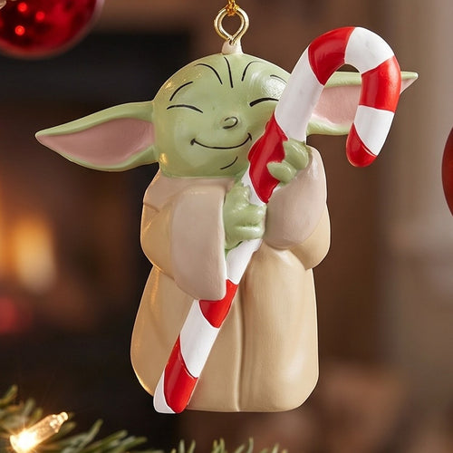 Produktbild Grogu Candy Cane Julgransprydnad - Star Wars The Mandalorian