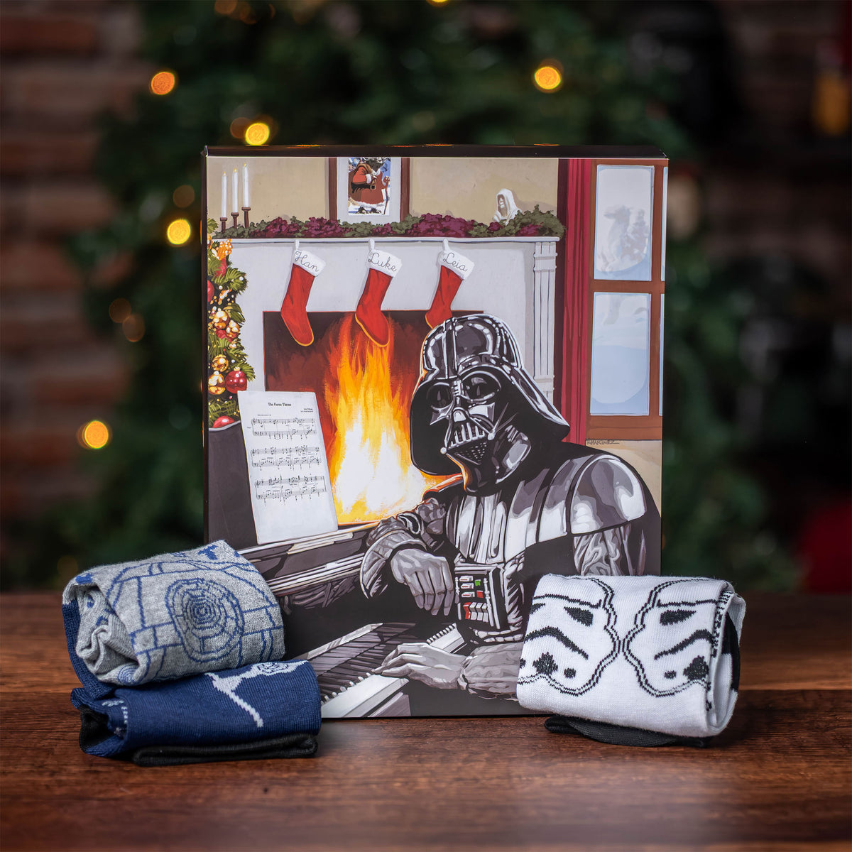 Produktbild Star Wars - Darth Vader Strumpor Adventskalender - 40-46