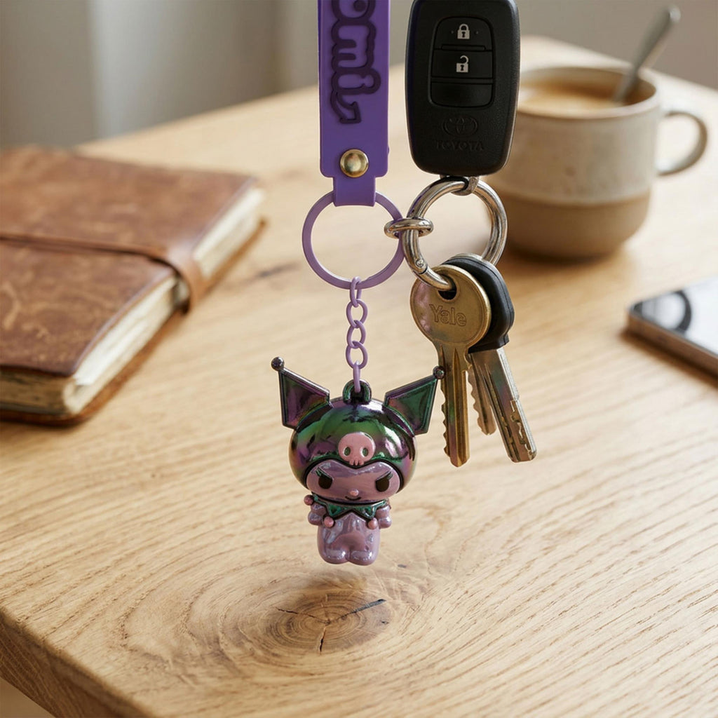 Produktbild Kuromi Nyckelring - Hello Kitty