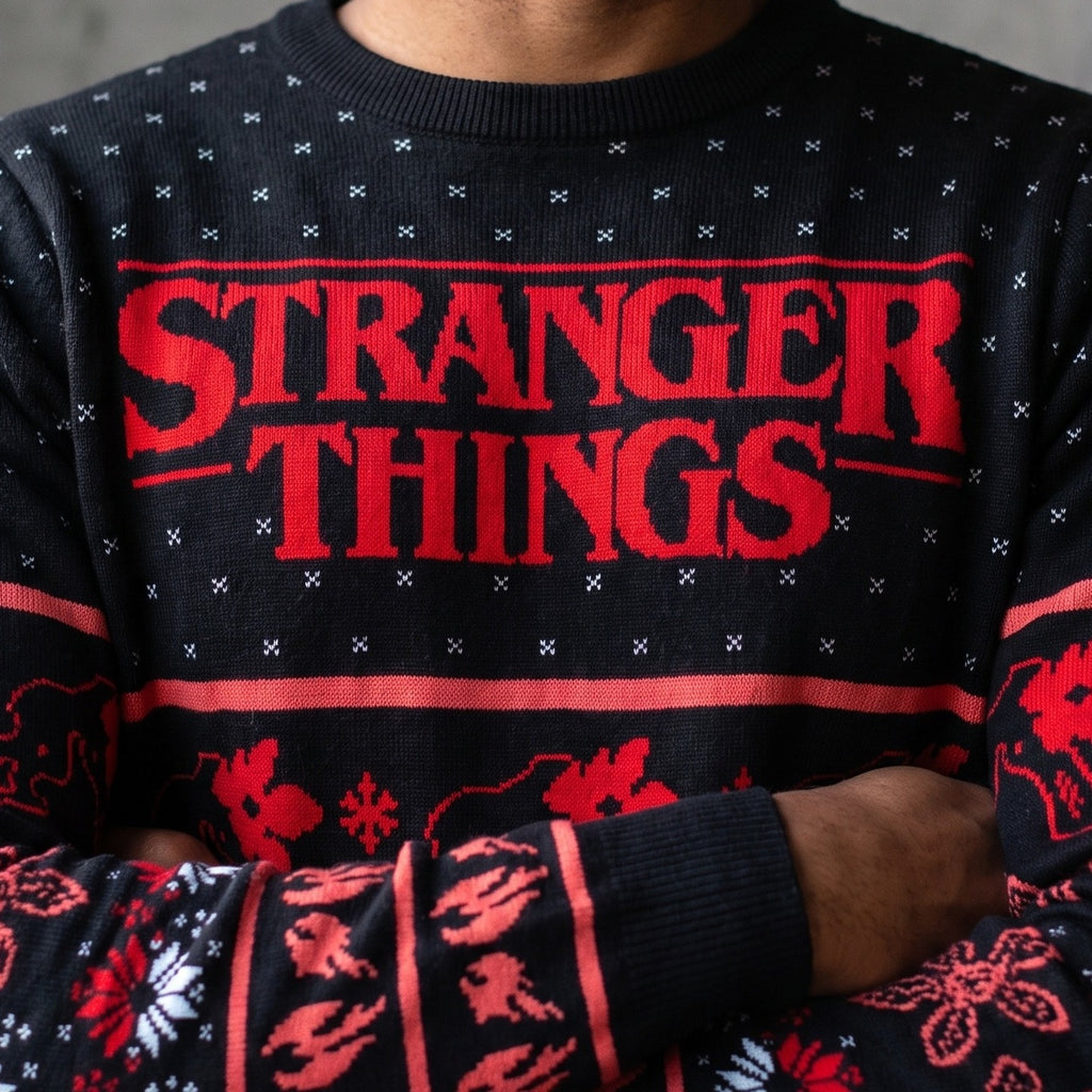 Produktbild Stranger Things - Demogorgon stickad tröja