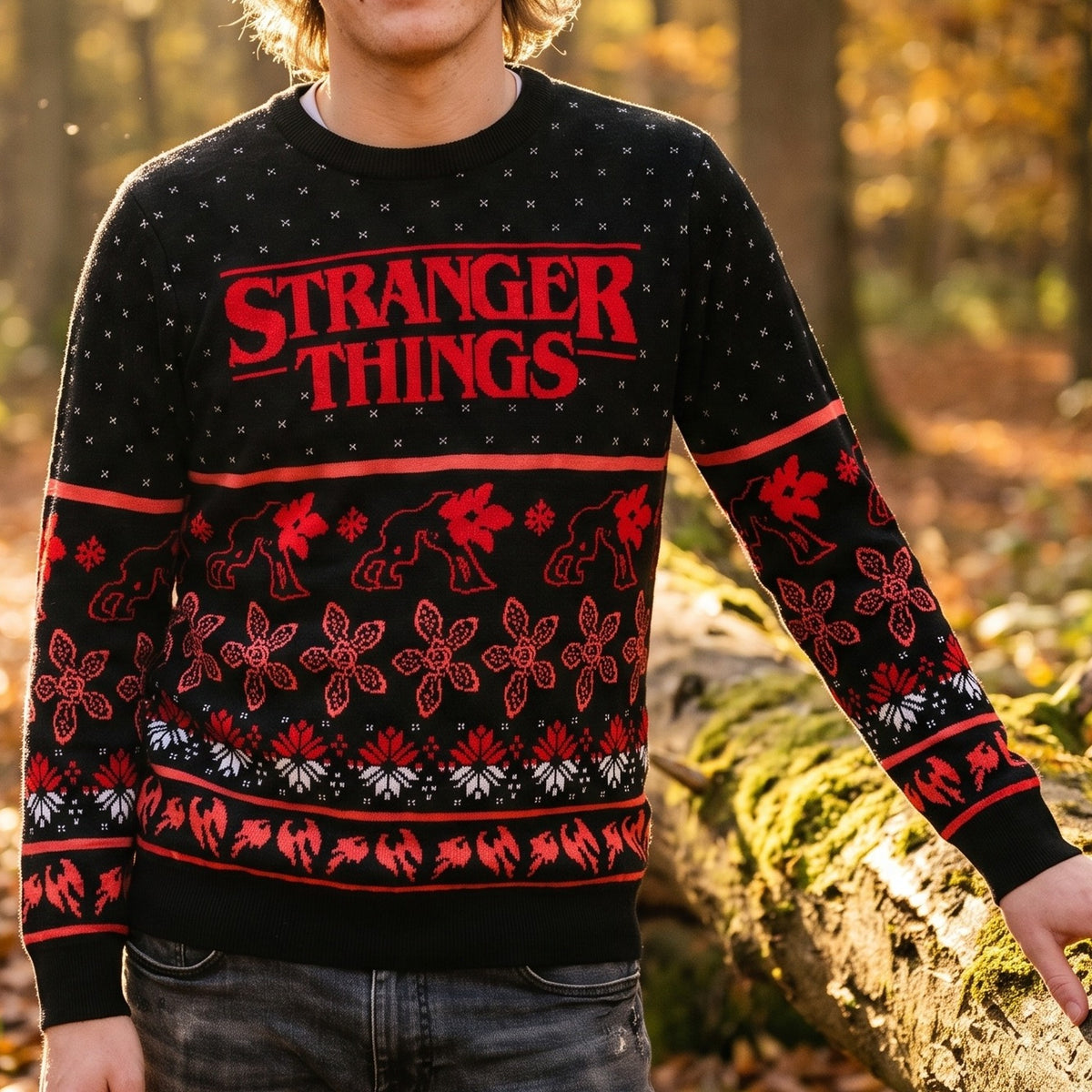 Produktbild Stranger Things - Demogorgon stickad tröja