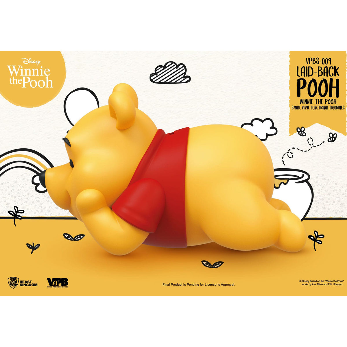 Product image Winnie the Pooh Small Vinyl Money Box Lying Winnie 17 cm