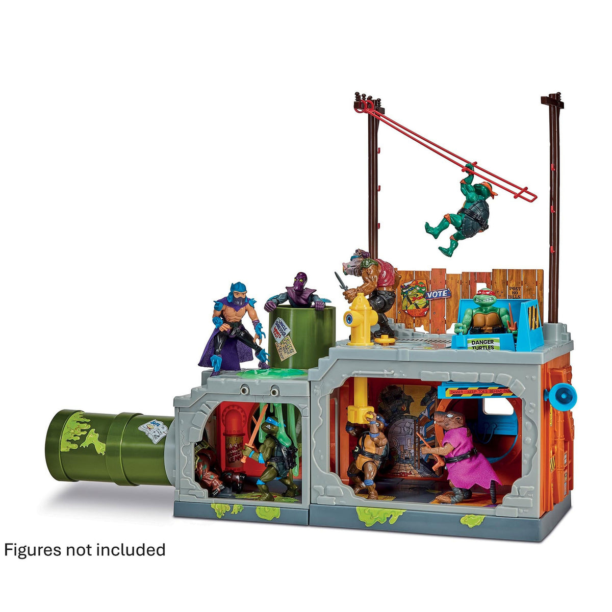 Produktbild Teenage Mutant Ninja Turtles Hemliga Avloppslocket Byggset