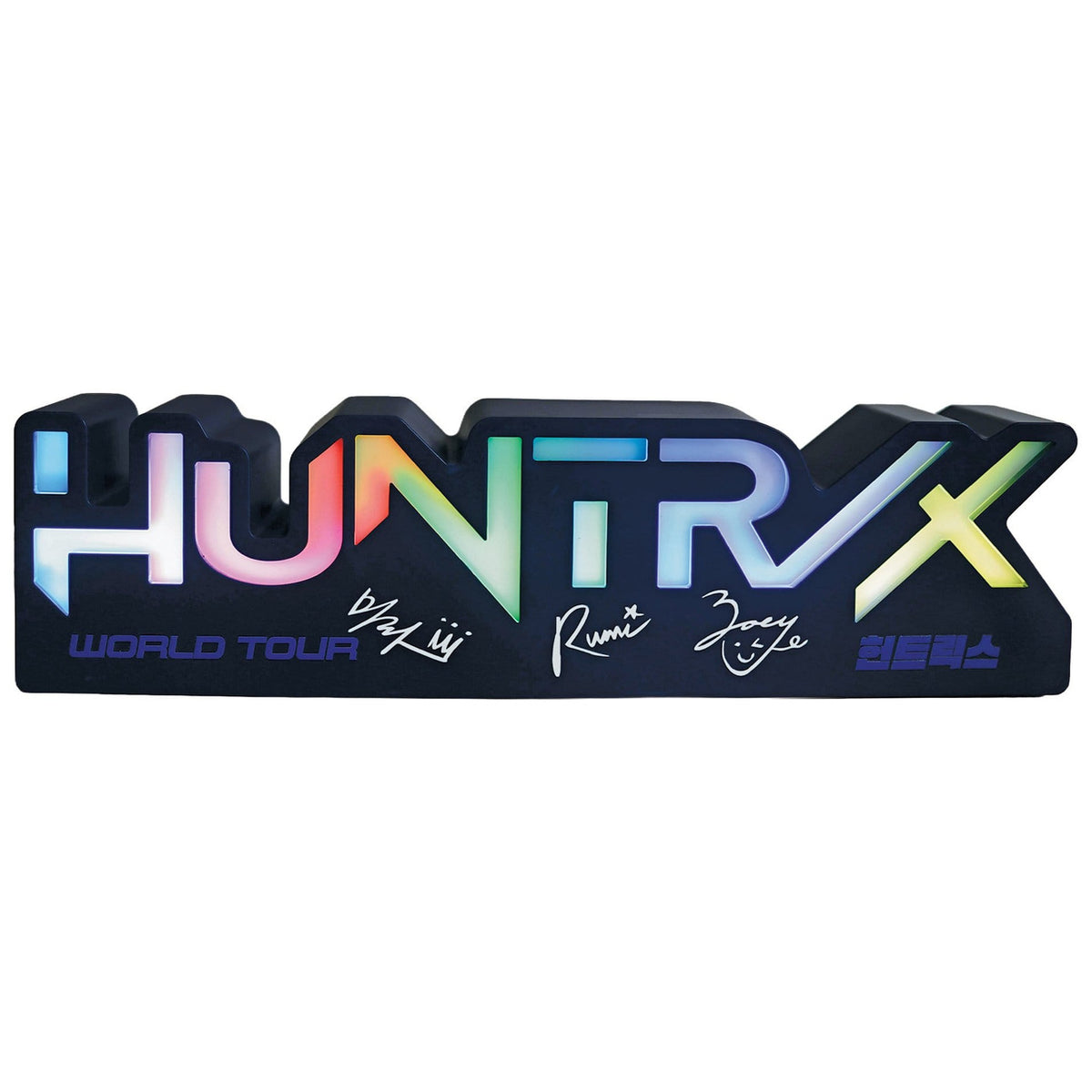 Produktbild KPop Demon Hunters-lampa Huntr/x-logga