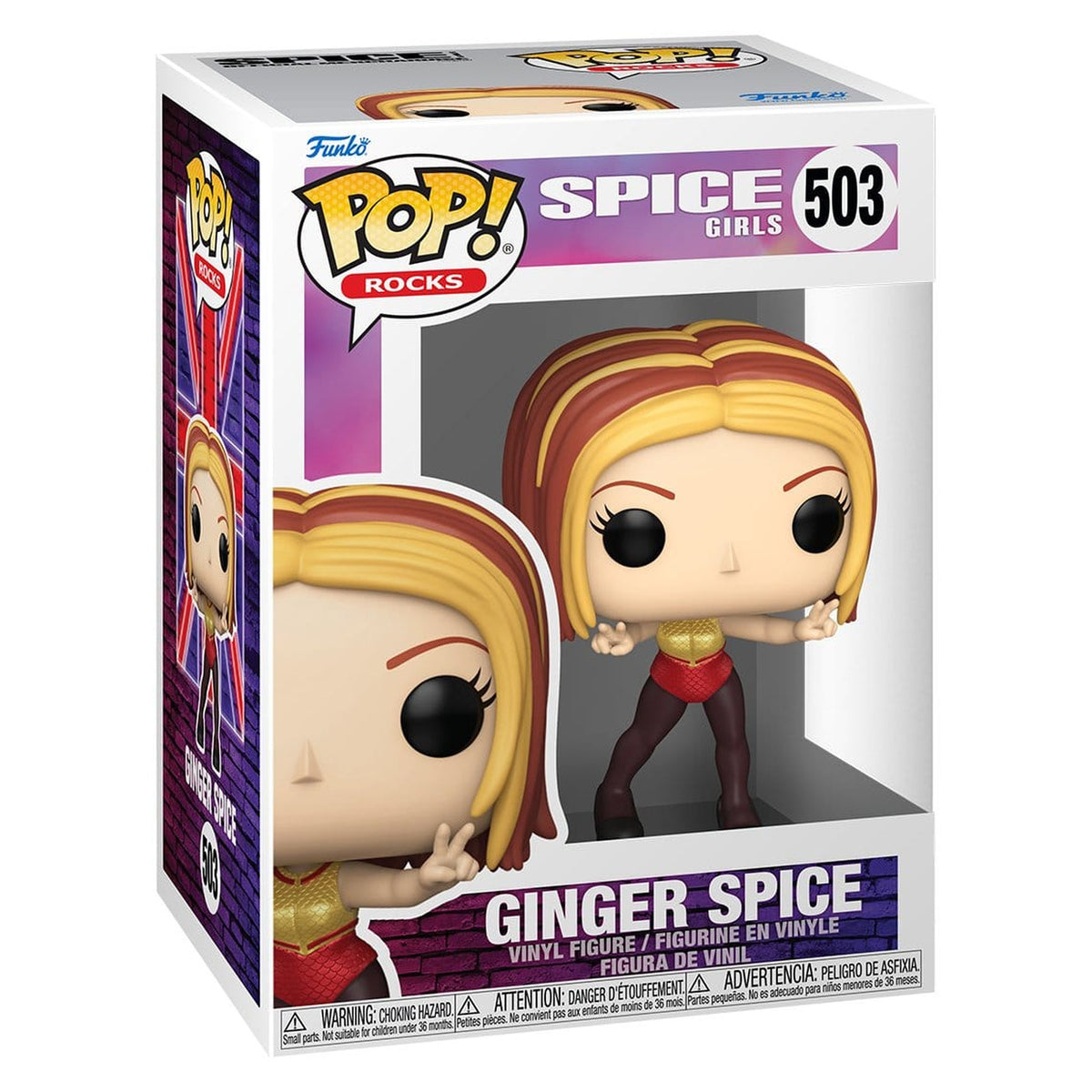 Produktbild Spice Girls POP! Rocks vinylfigur Ginger Spice 9 cm
