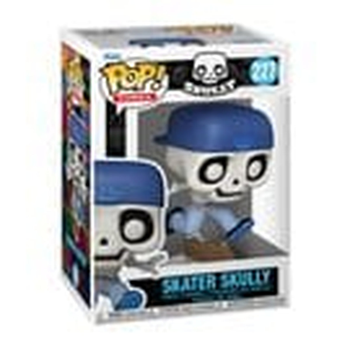 Produktbild Funko Legacy POP! Icons vinylfigur Skater Skully 9 cm