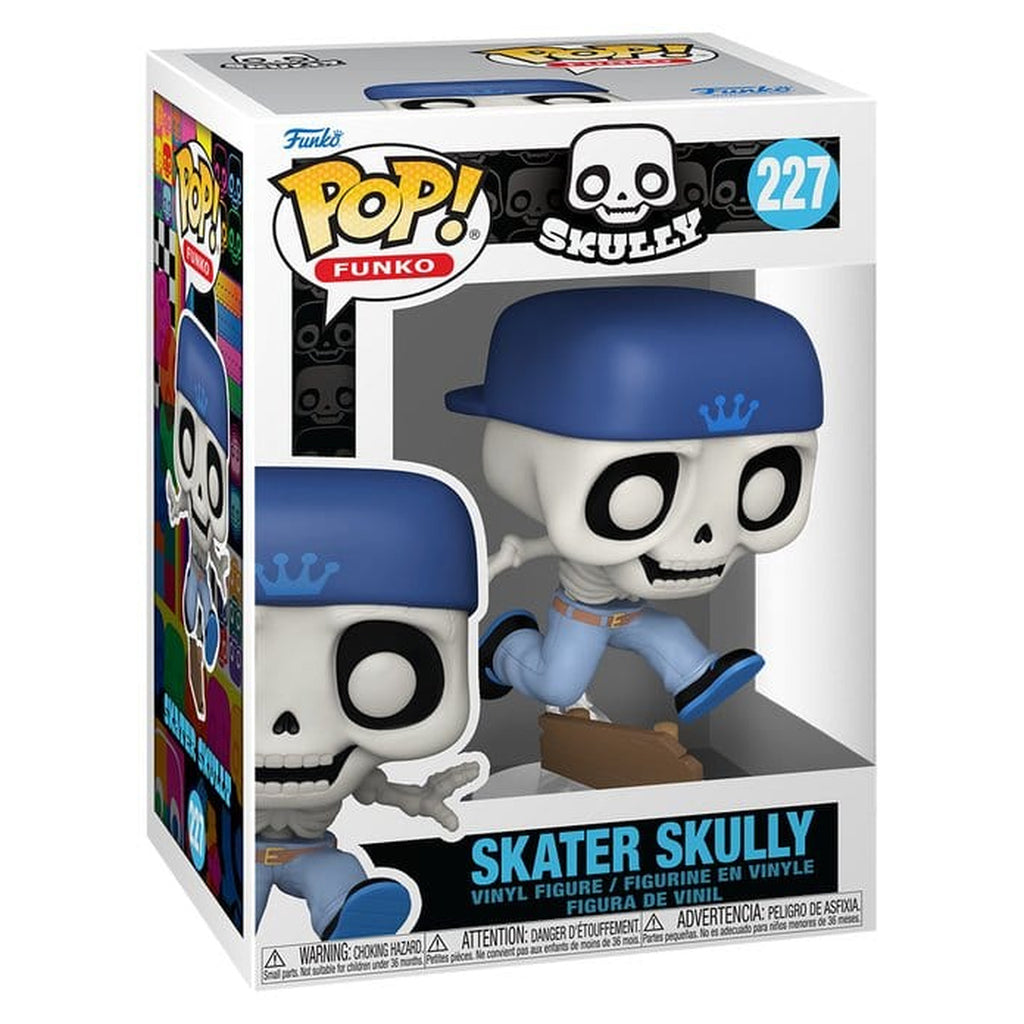 Produktbild Funko Legacy POP! Icons vinylfigur Skater Skully 9 cm