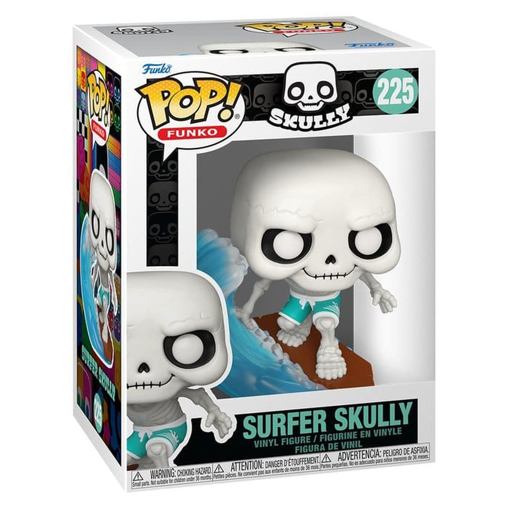 Produktbild Funko Legacy POP! Icons vinylfigur Surfer Skully 9 cm