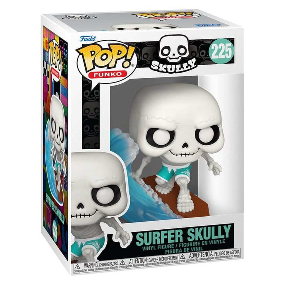 Produktbild Funko Legacy POP! Icons vinylfigur Surfer Skully 9 cm