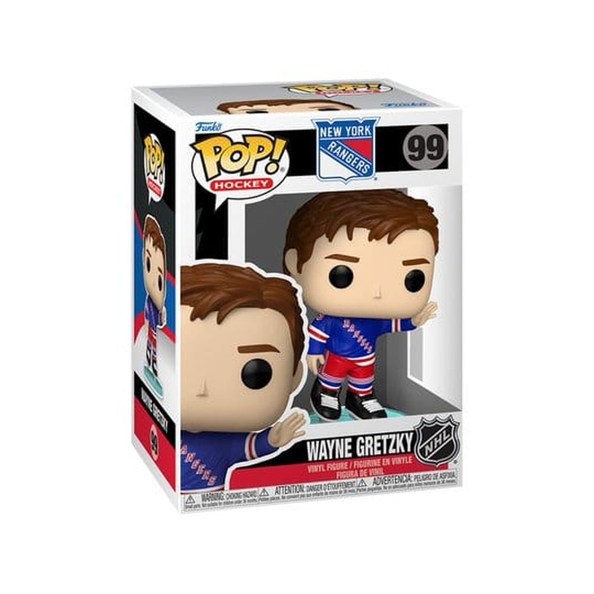 Produktbild NHL POP! Vinylfigur Legends - Wayne Gretzky (NYR-FW) 9 cm