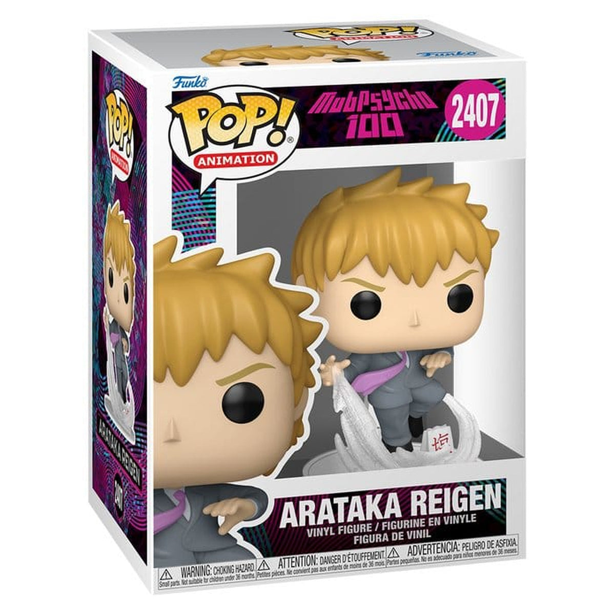 Produktbild Mob Psycho 100 POP! Animation vinylfigur Arataka Reigen 9