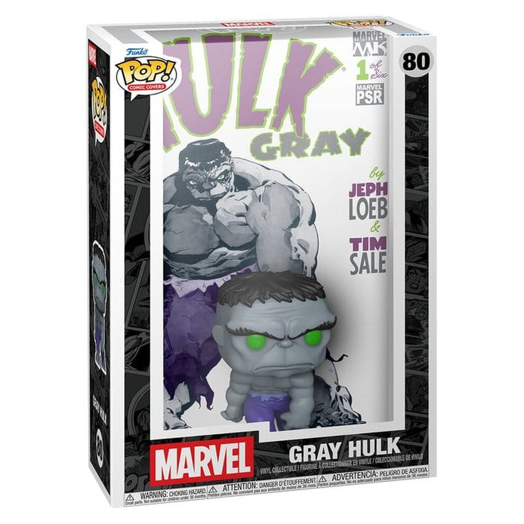 Produktbild Marvel POP! Comic Covers vinylfigur Gray Hulk 9 cm