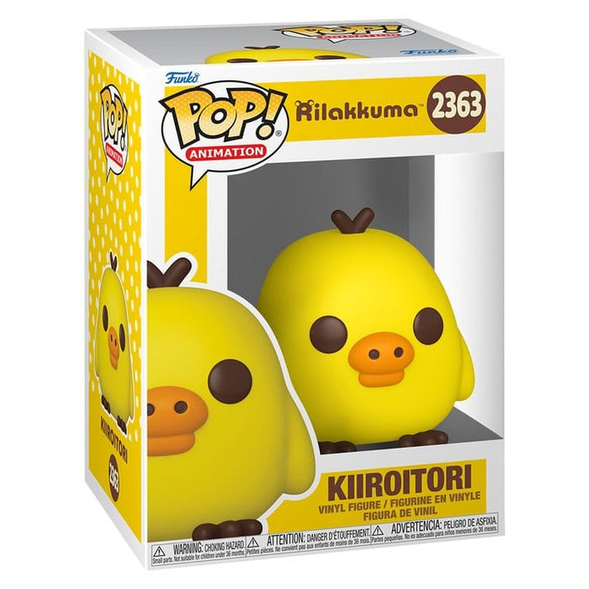 Produktbild Rilakkuma POP! Animation vinylfigur Kiiroitori 9 cm