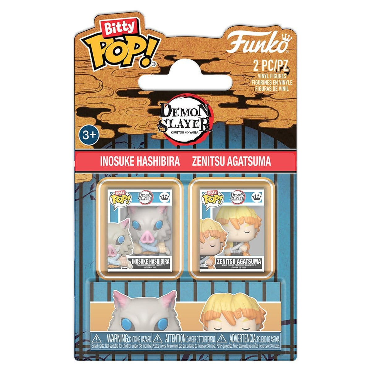 Produktbild Demon Slayer: Kimetsu no Yaiba POP! Vinylfigurer 2-pack