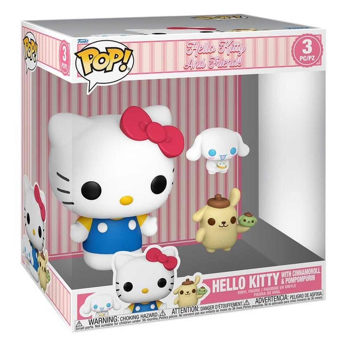 Produktbild Hello Kitty Super Sized Jumbo POP! Vinylfigurer 3-pack