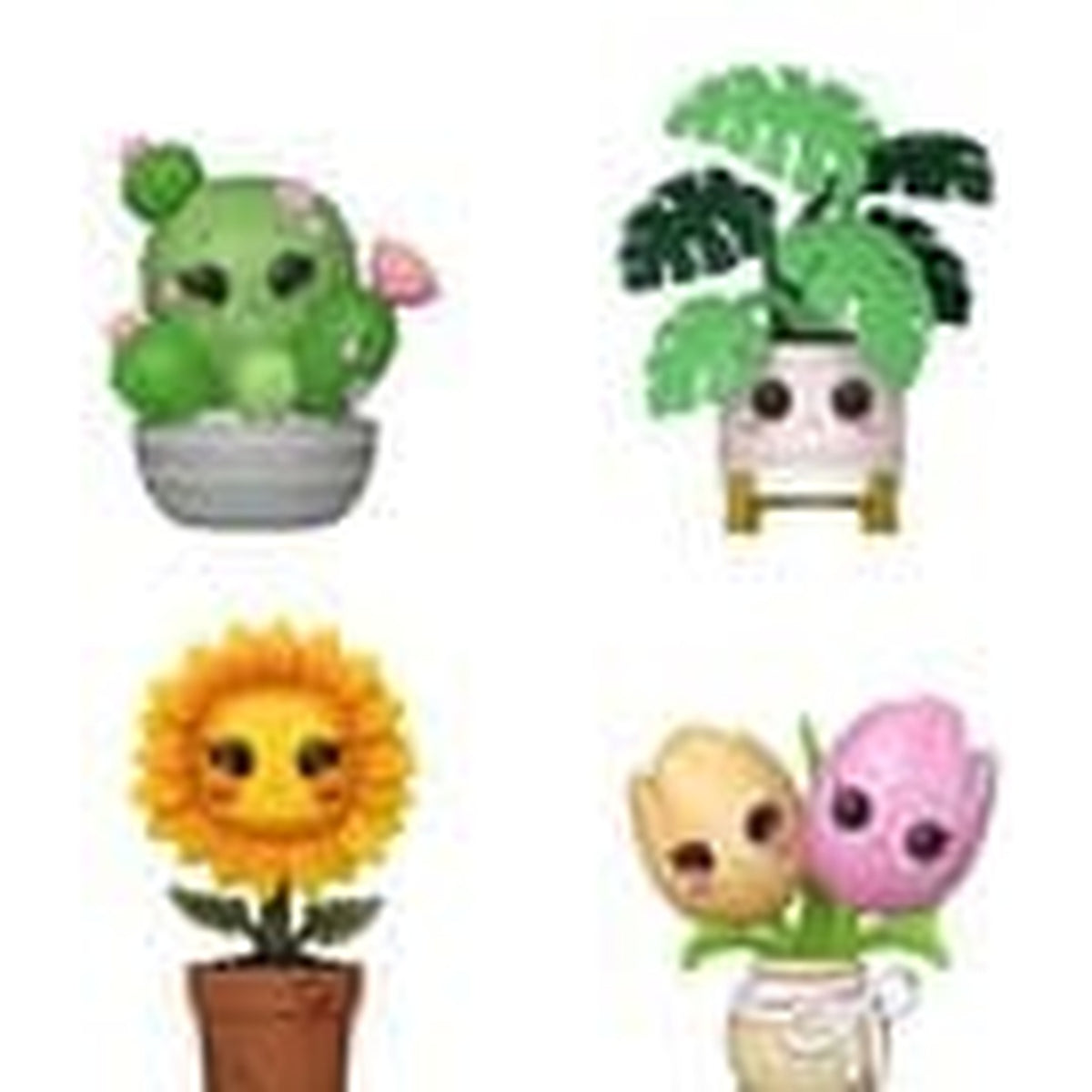 Produktbild Flora POP! Vinylfigurer Flora Black Friday 4-pack 9 cm