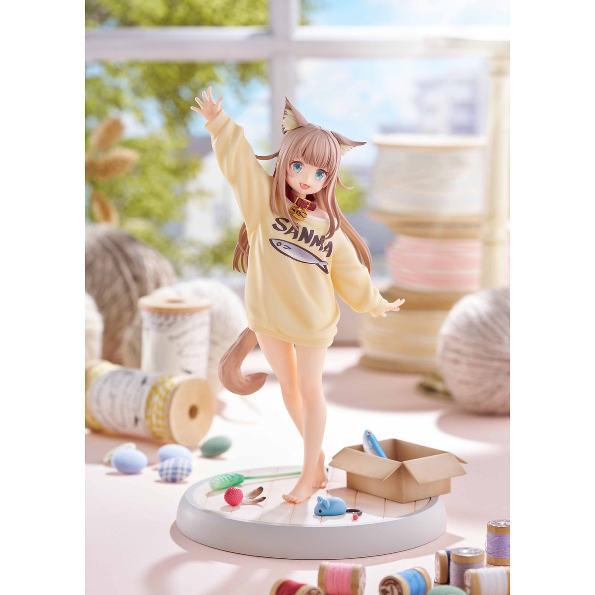 Produktbild My Cat Is a Kawaii Girl Statue 1/6 Kinako Play With Ver.
