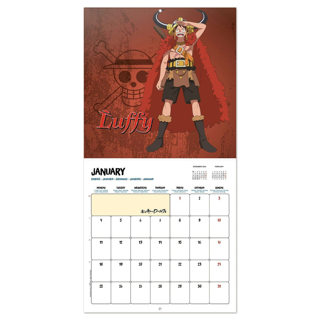 Produktbild One Piece Wandkalender 2027 30 x 30 cm