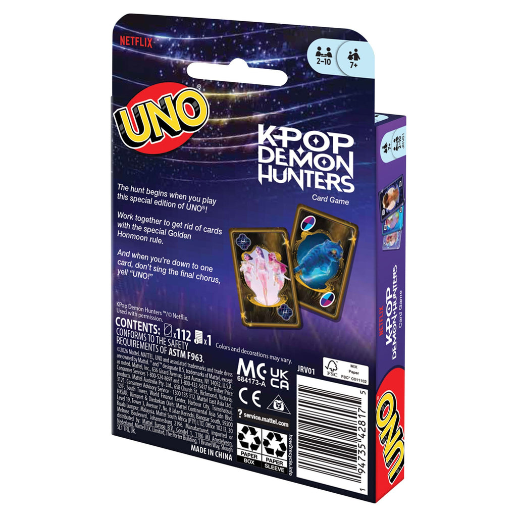 Produktbild KPop Demon Hunters UNO Kartenspiel