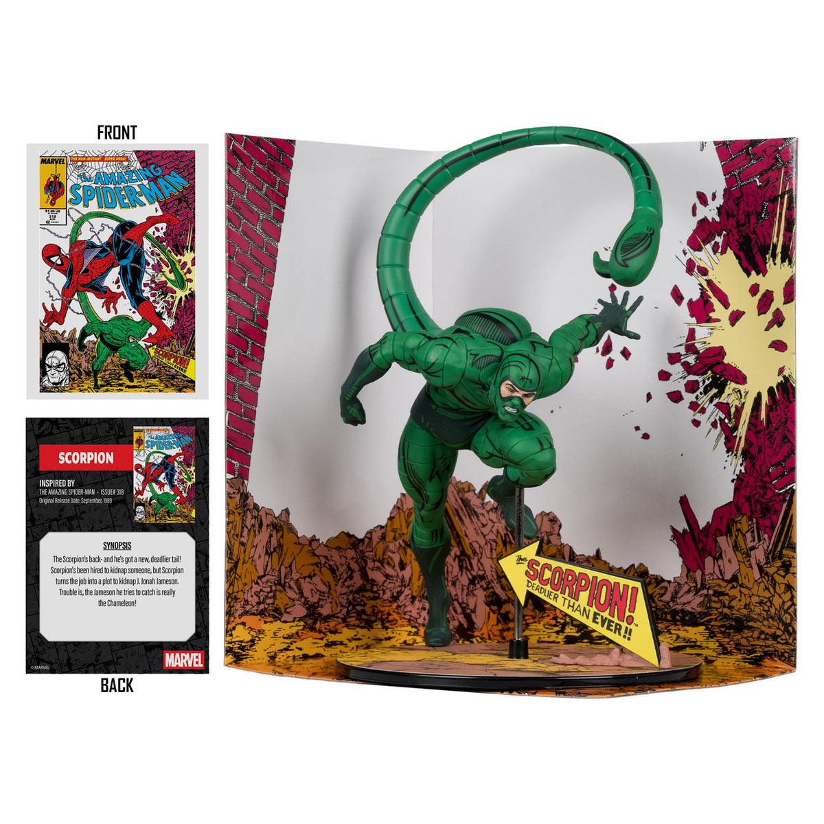 Produktbild Marvel Collection PVC Figur 1/10 Scorpion (The Amazing