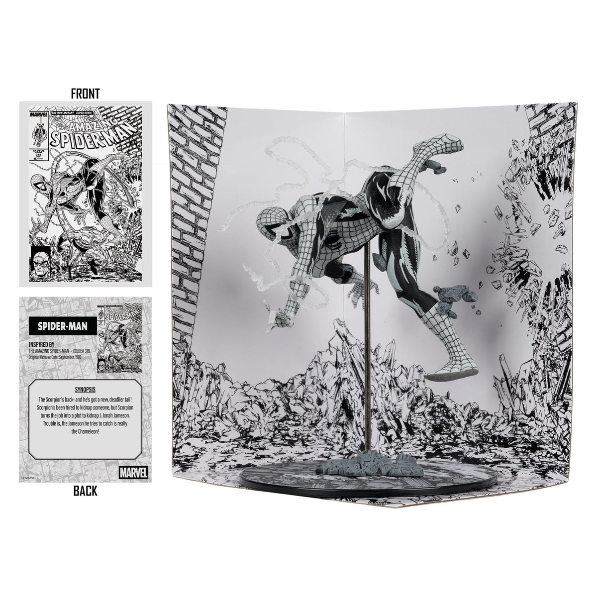 Produktbild Marvel PVC Statue !/10 Spider-Man (Line Art) (The Amazing