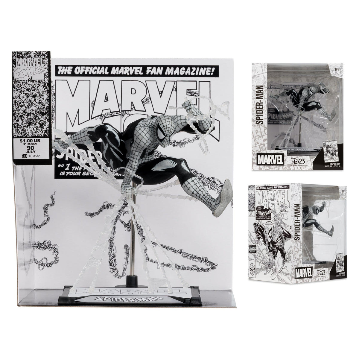 Produktbild Marvel PVC Statue 1/10 Spider-Man (Marvel Age #90) (Line
