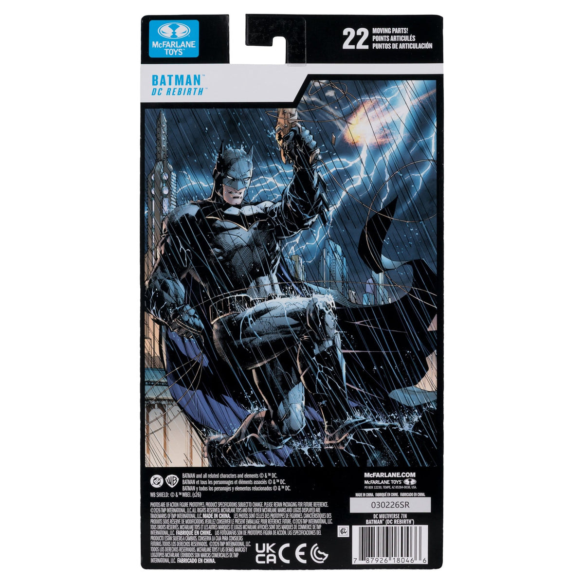Produktbild DC Multiverse Actionfigur Batman (DC Rebirth) 18 cm