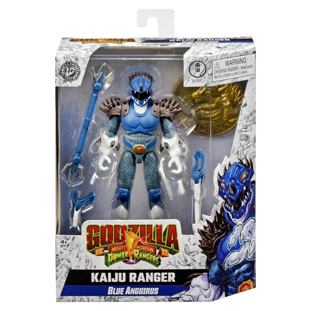 Produktbild Power Rangers x Godzilla Actionfigur Blue Anguirus