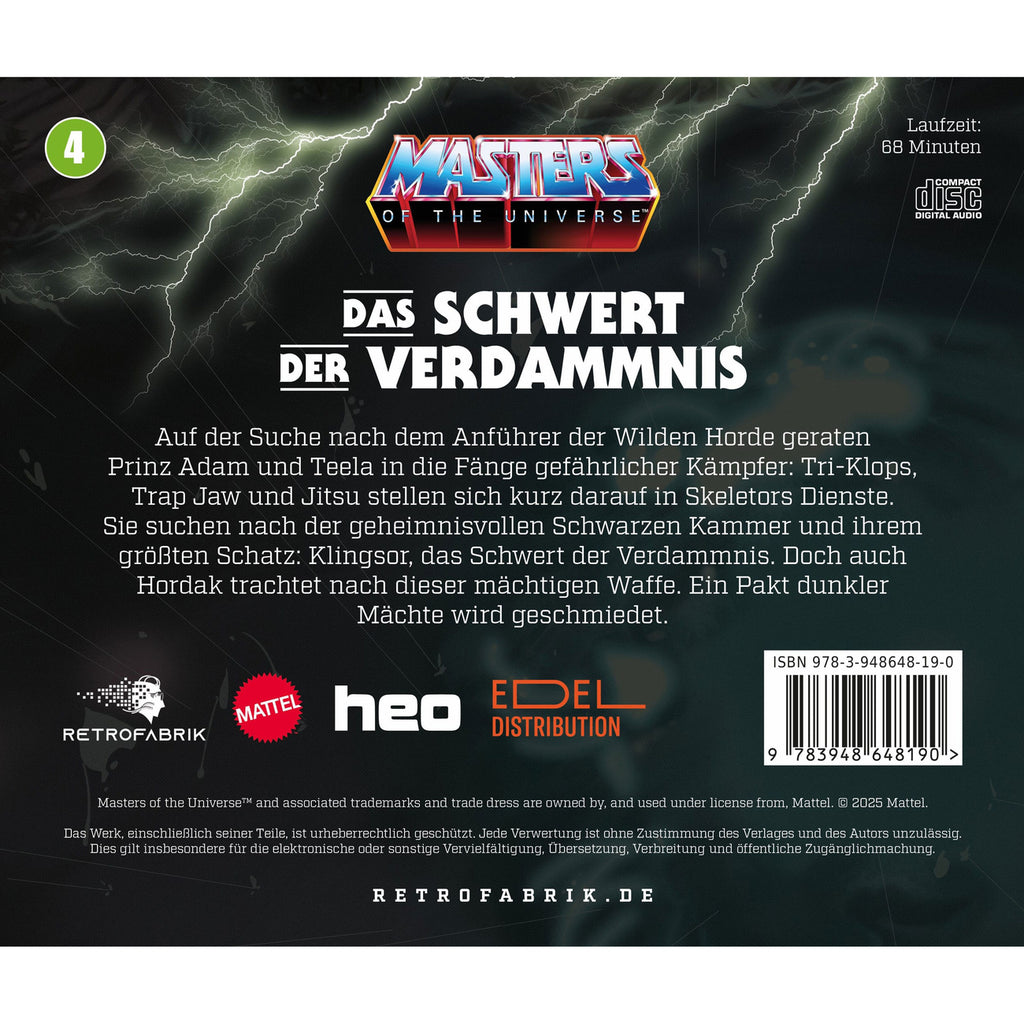 Produktbild Masters of the Universe Hörspiel-CD Folge 4: Das Schwert
