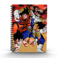 Produktbild Dragon Ball Z Notizbuch mit 3D-Effekt Goku vs Vegeta
