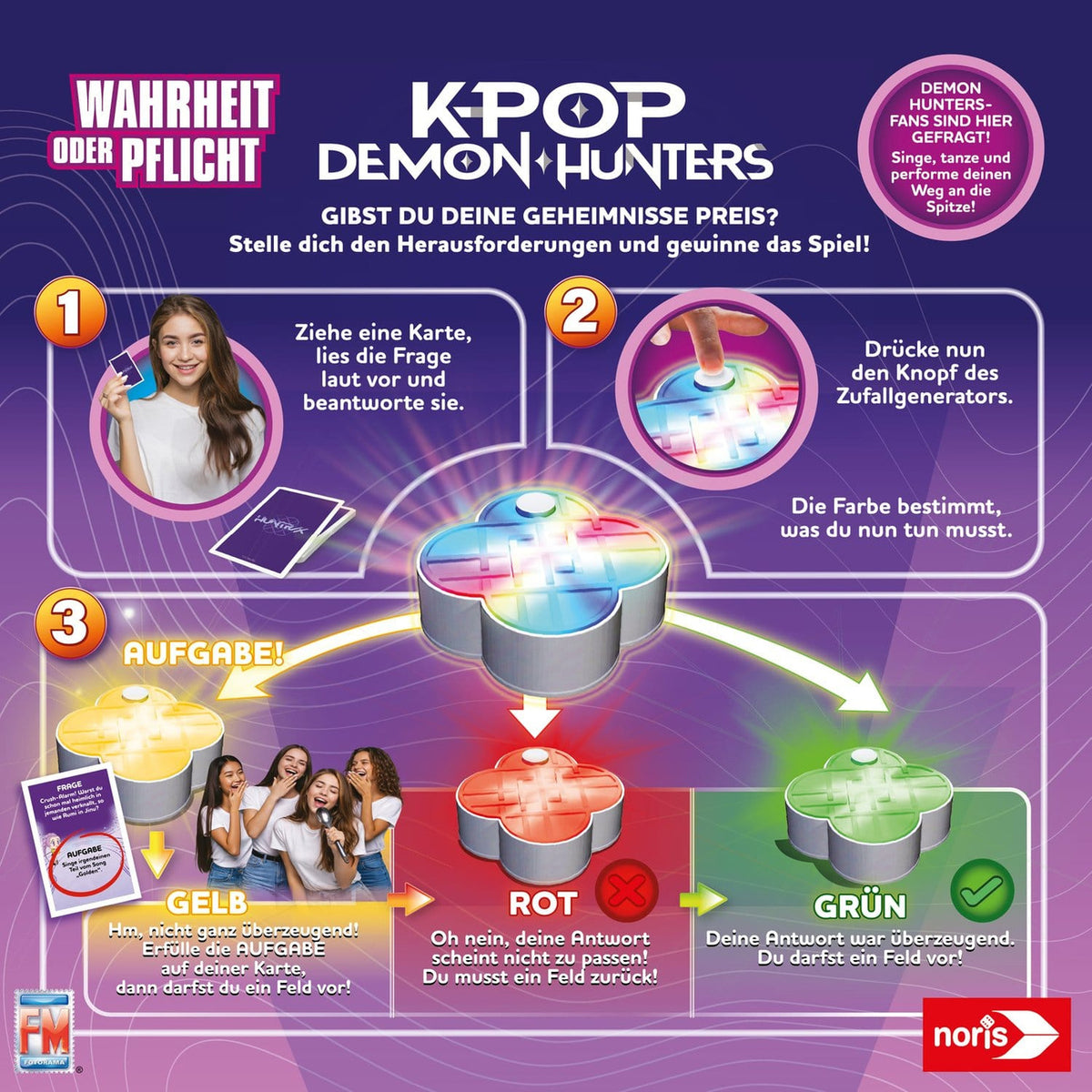 Produktbild K-POP Demon Hunters Brettspiel *Deutsche Version*