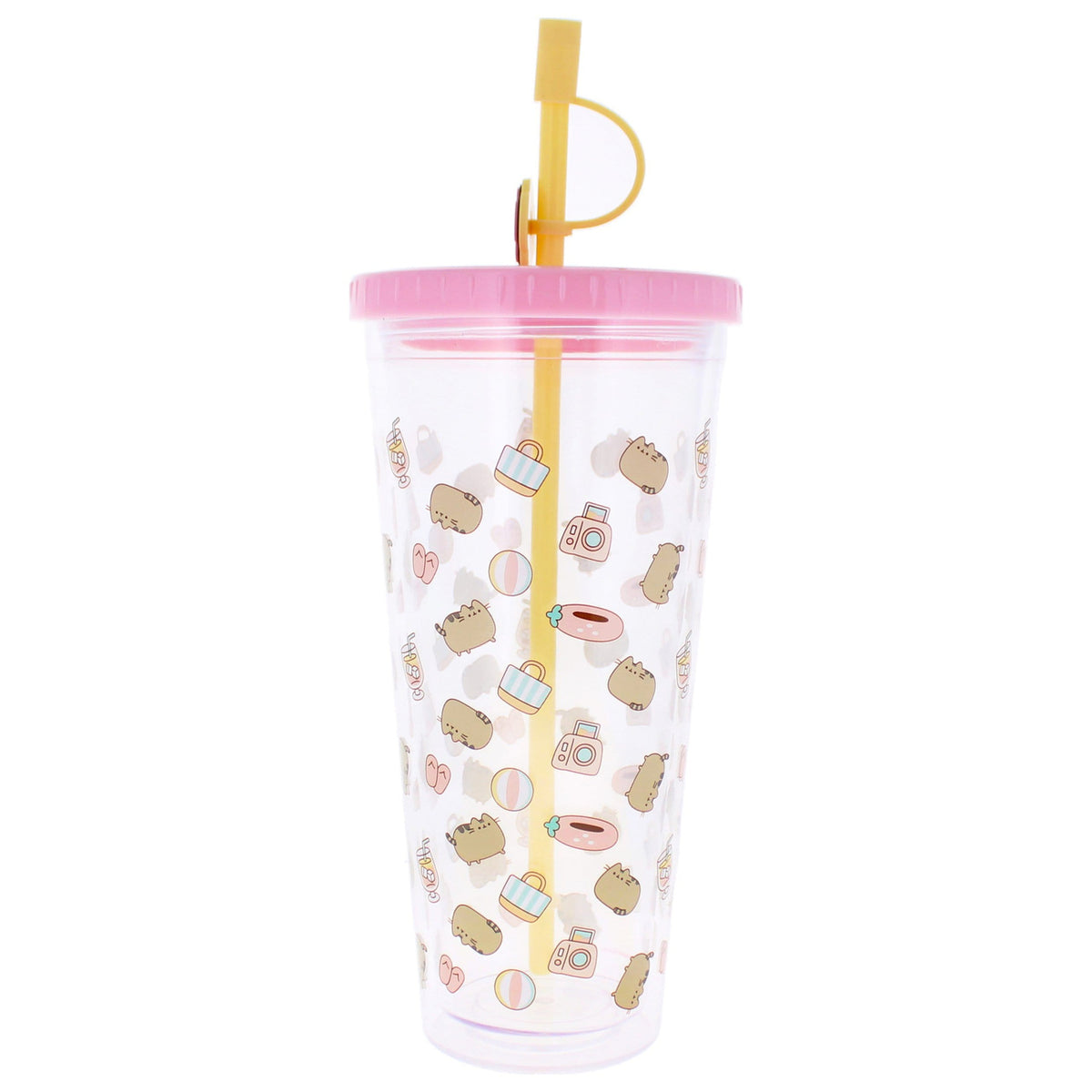 Produktbild Pusheen Becher mit Strohhalm 700 ml