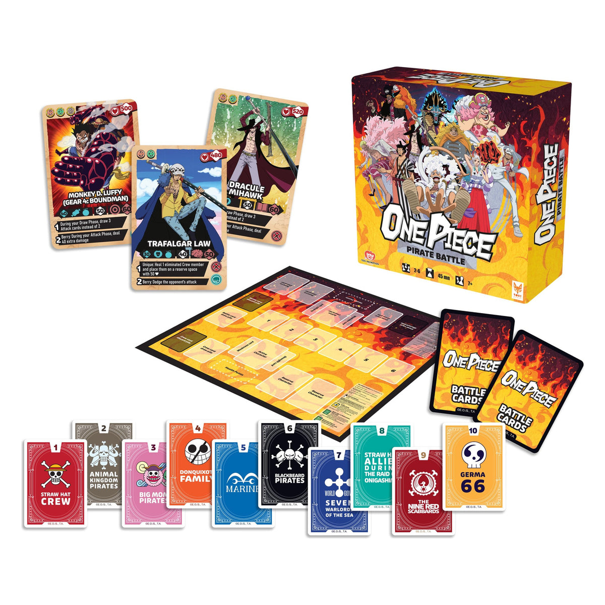 Produktbild One Piece Brettspiel Pirate Battle *Englische Version*