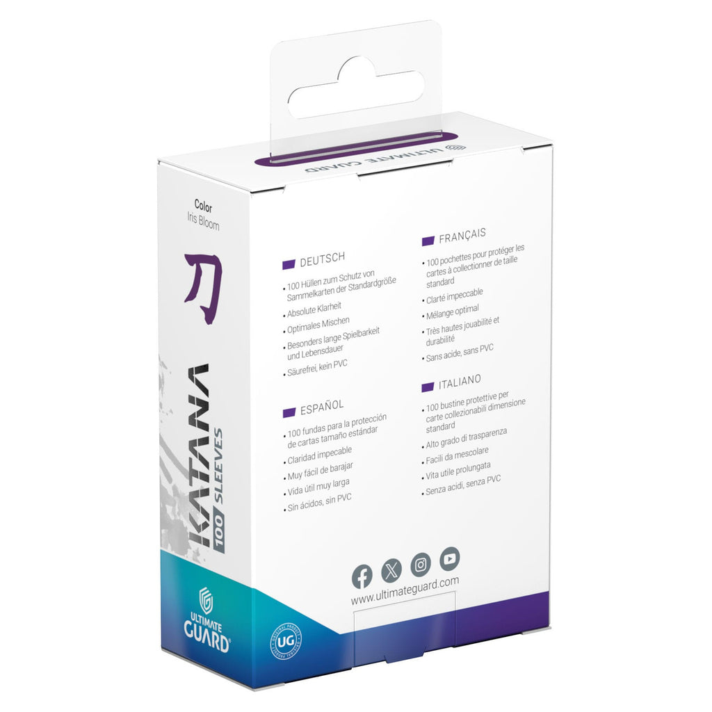 Produktbild Ultimate Guard Katana Sleeves Standard Size (100) - Iris