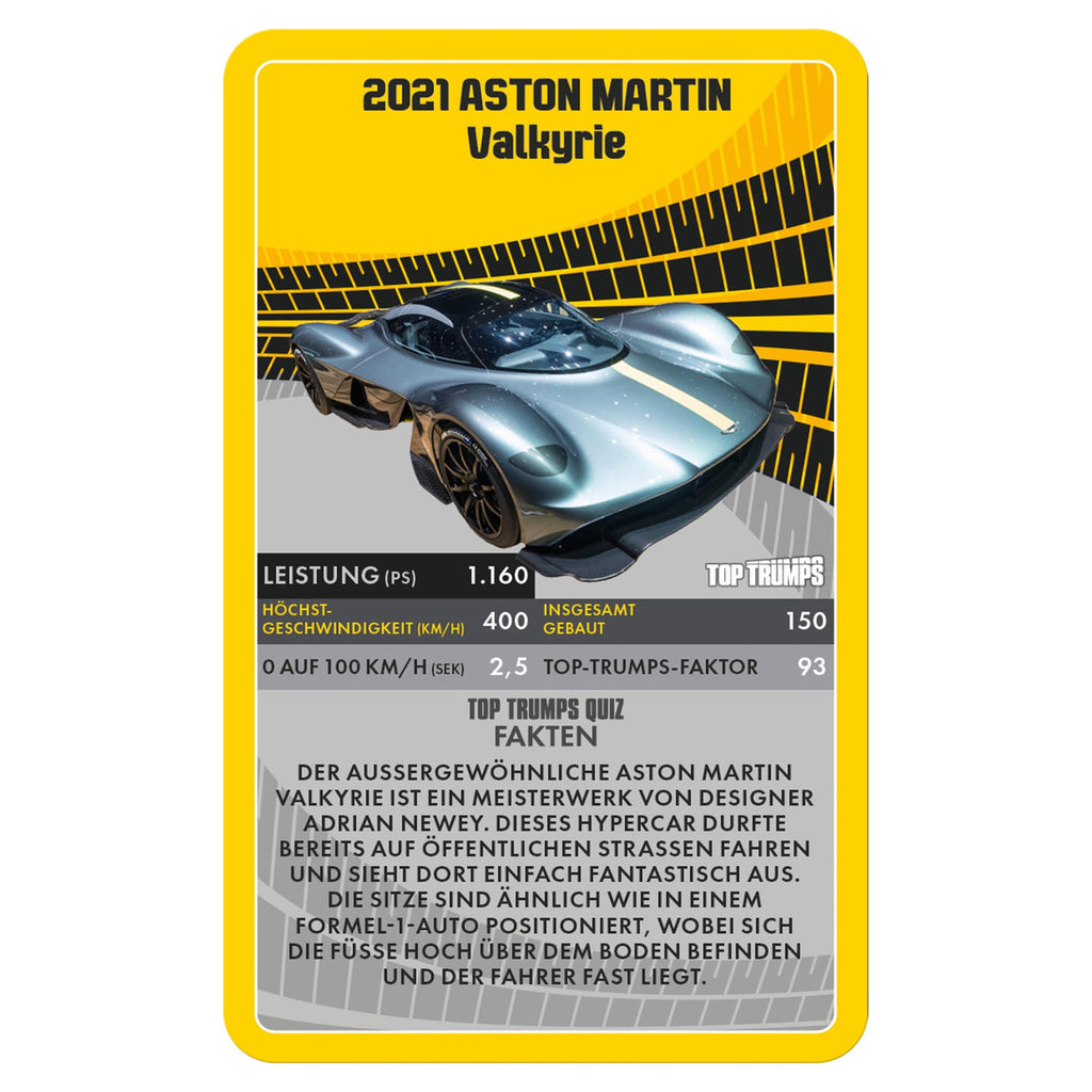 Produktbild Super Cars Kartenspiel Top Trumps *Deutsche Version*