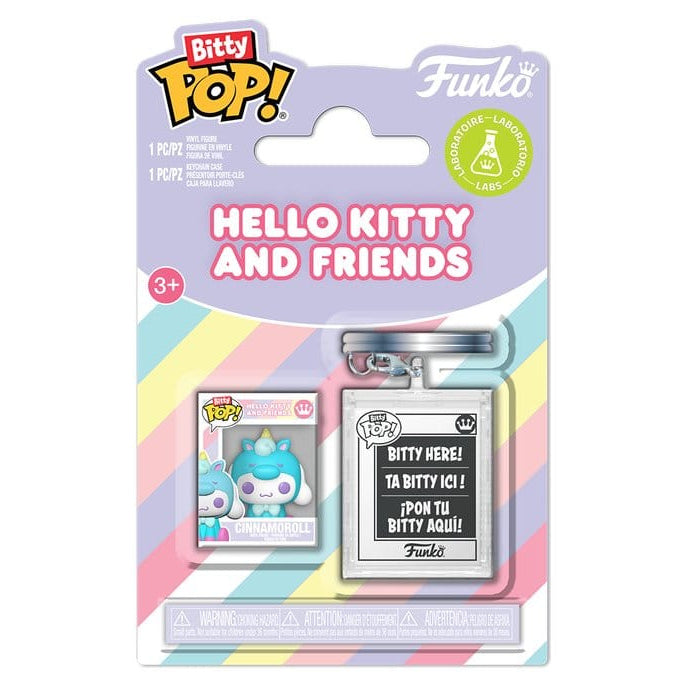 Produktbild Sanrio - Cinnamoroll Funko Bitty Pop och akrylhänge