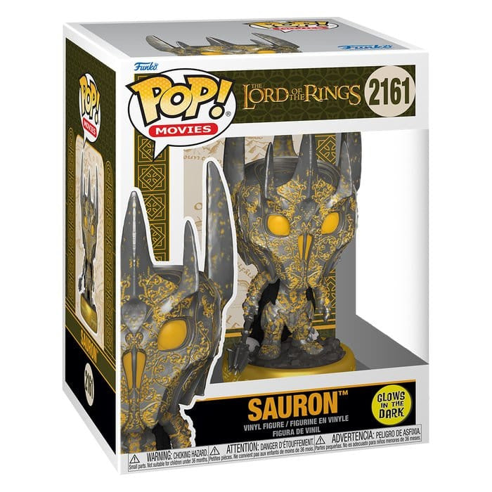 Produktbild Sagan om ringen - Sauron med stridsklubba Glow in the Dark Funko Pop-figur
