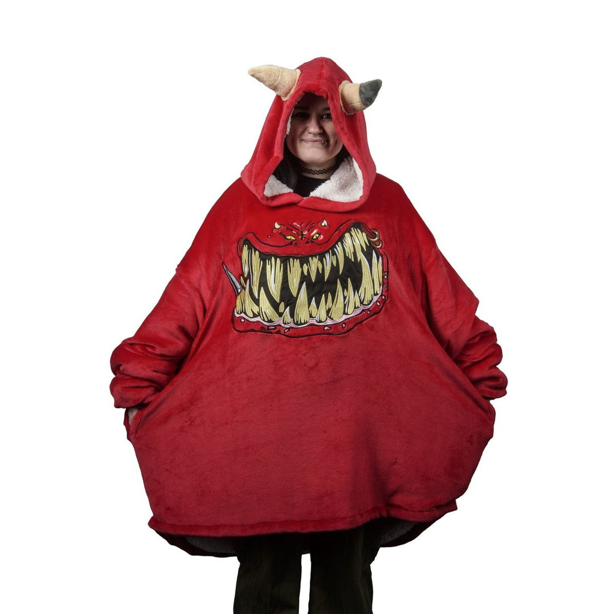 Produktbild Warhammer 40 000 - Röd Squig oversize-hoodie