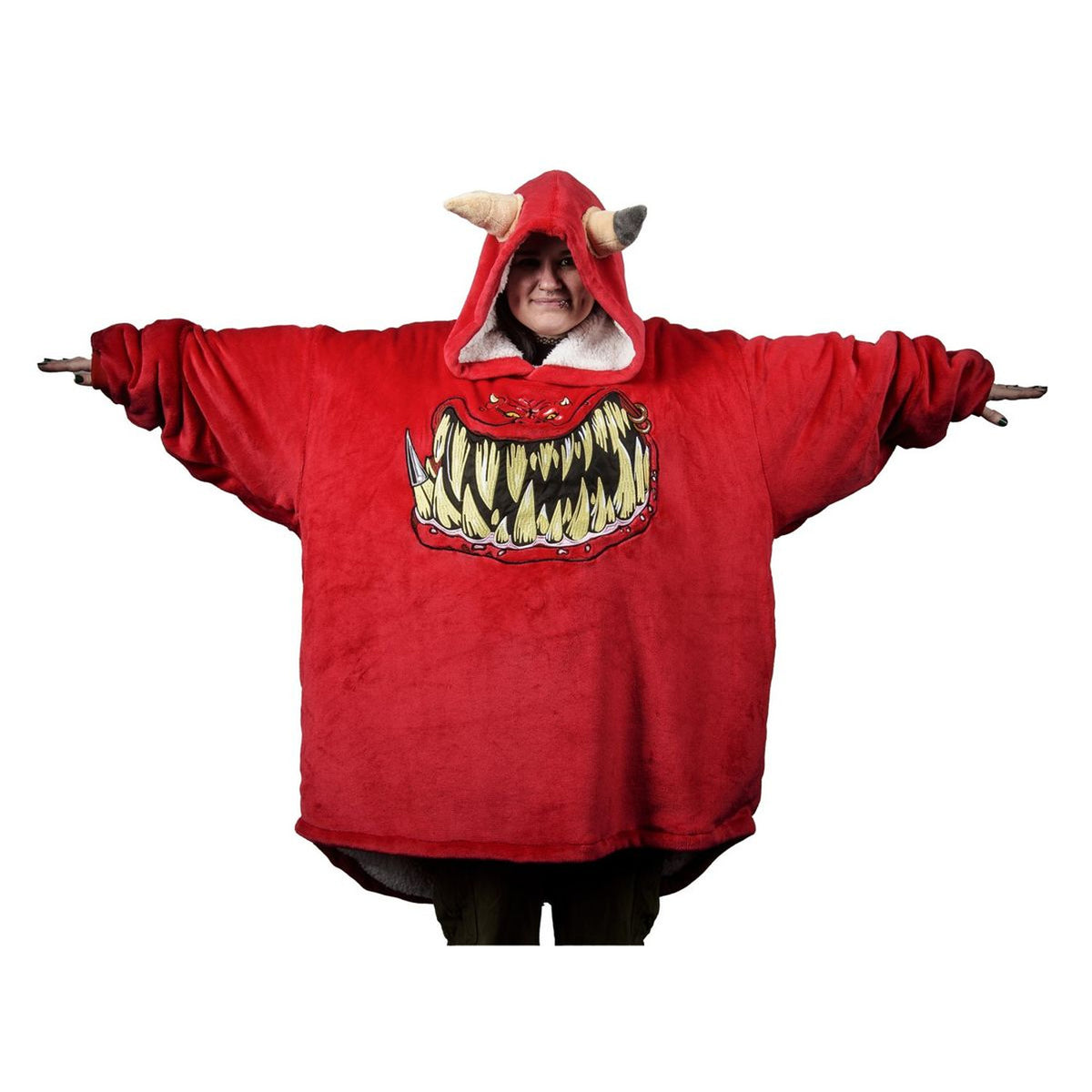 Produktbild Warhammer 40 000 - Röd Squig oversize-hoodie