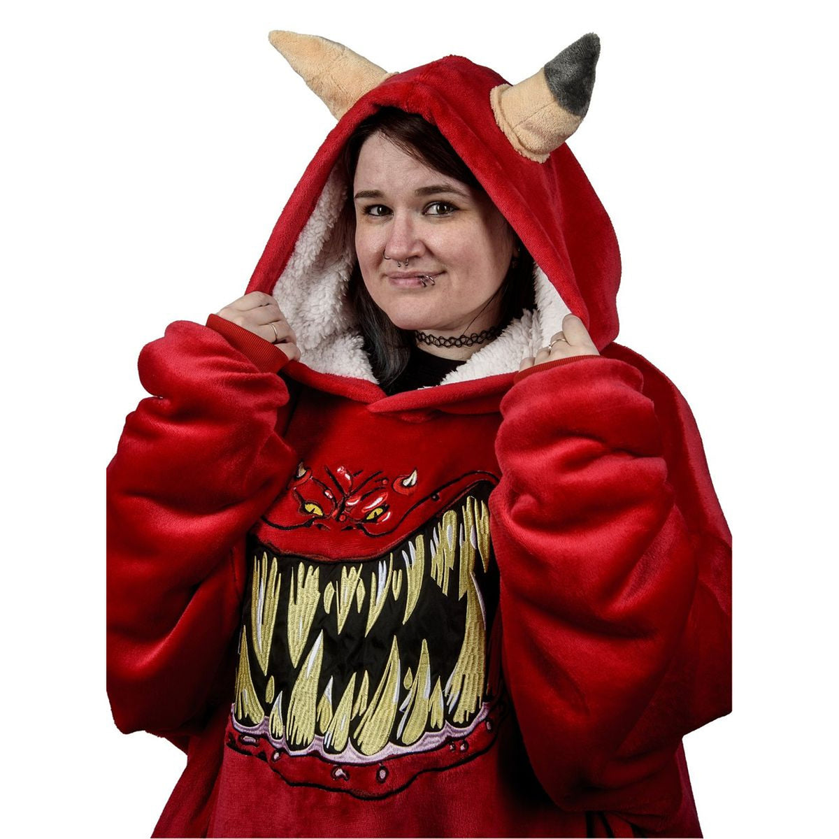 Produktbild Warhammer 40 000 - Röd Squig oversize-hoodie