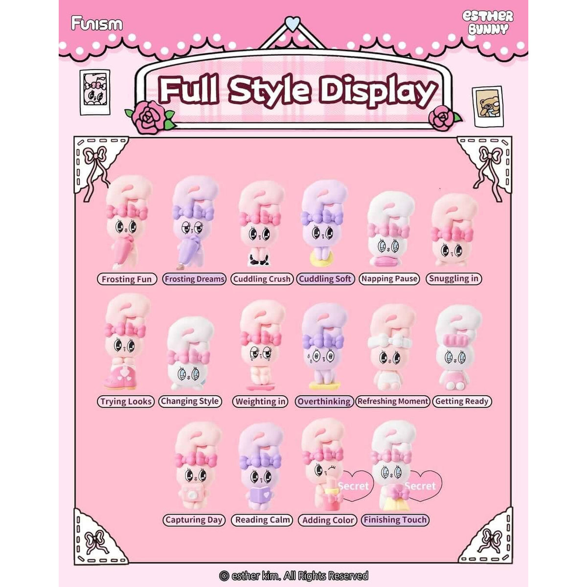 Produktbild Esther Bunny - Bunny Face Little Vlog Mysteryfigurer 6-pack display