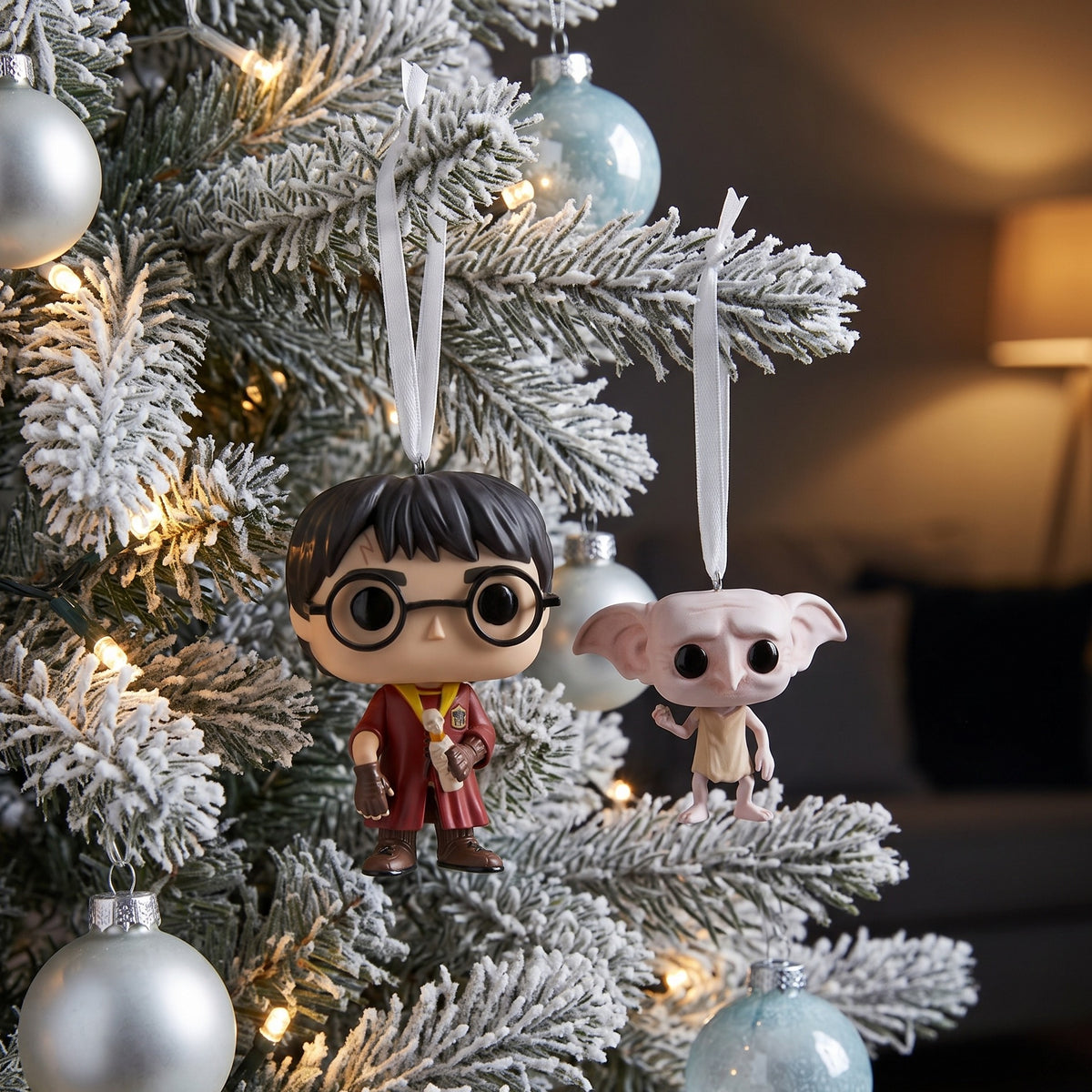 Produktbild Harry Potter - Julgransprydnad Dobby och Harry