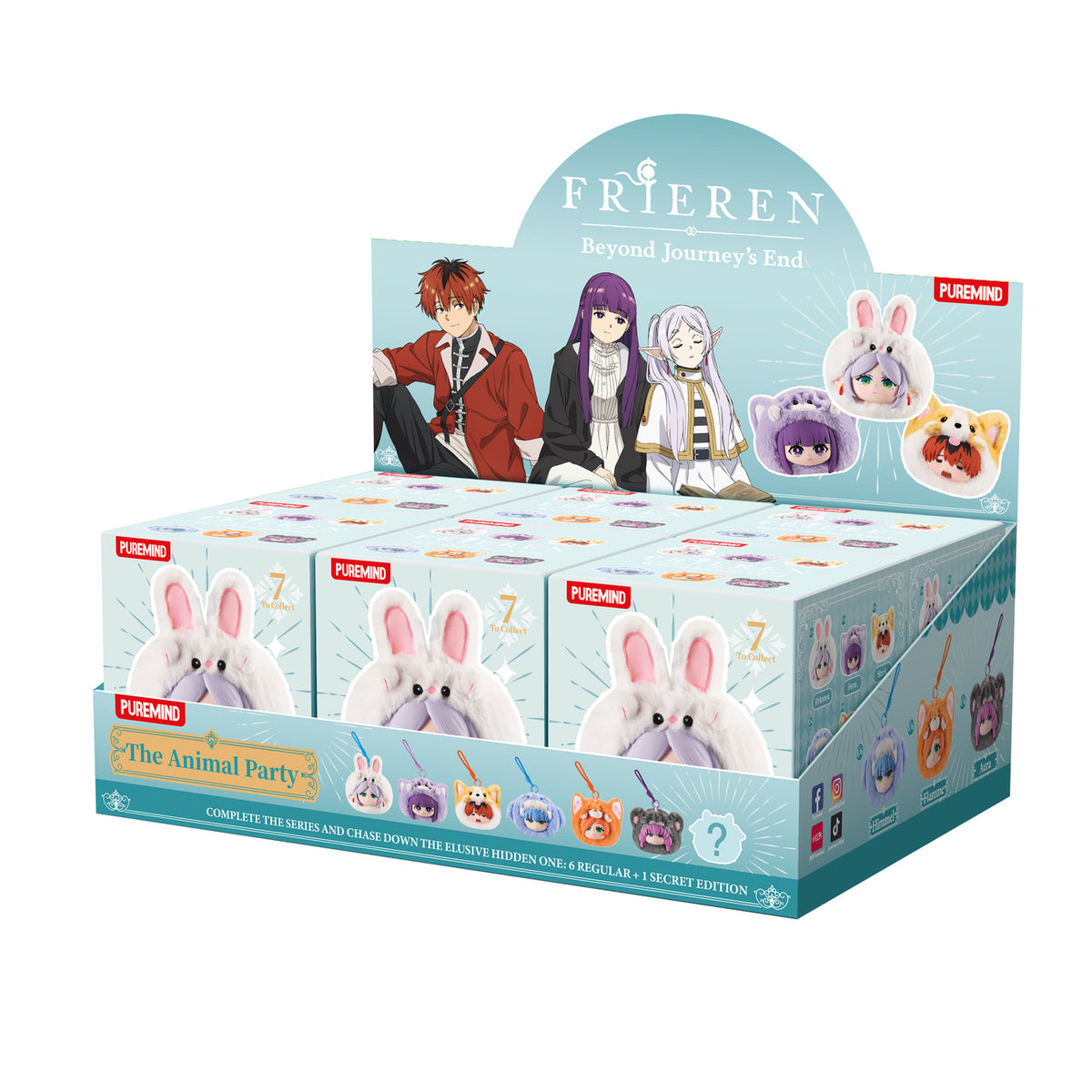 Produktbild Frieren - The Animal Party Mystery plyschhänge
