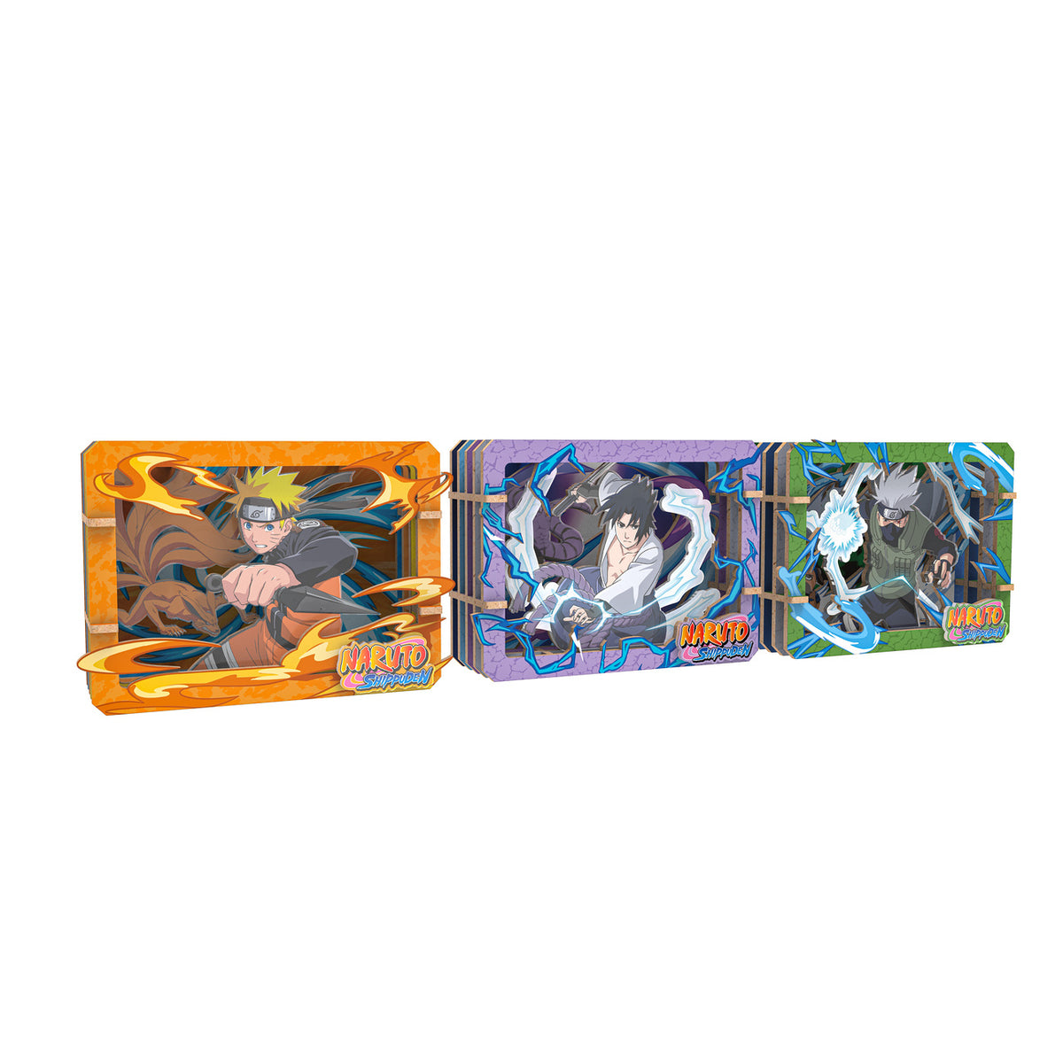 Produktbild Naruto - Ninjutsu Ultimate Arts Wooden Gallery 3D Mystery-trätavla